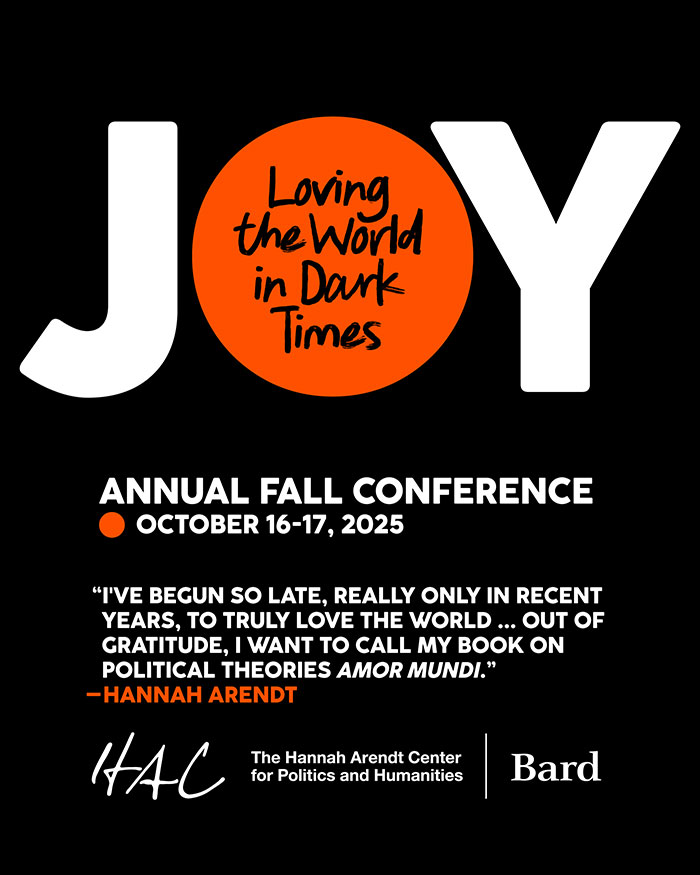 JOY: Loving the World in Dark Times Conference poster